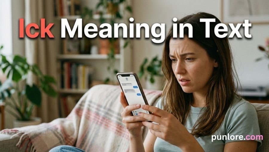 Ick Meaning in Text