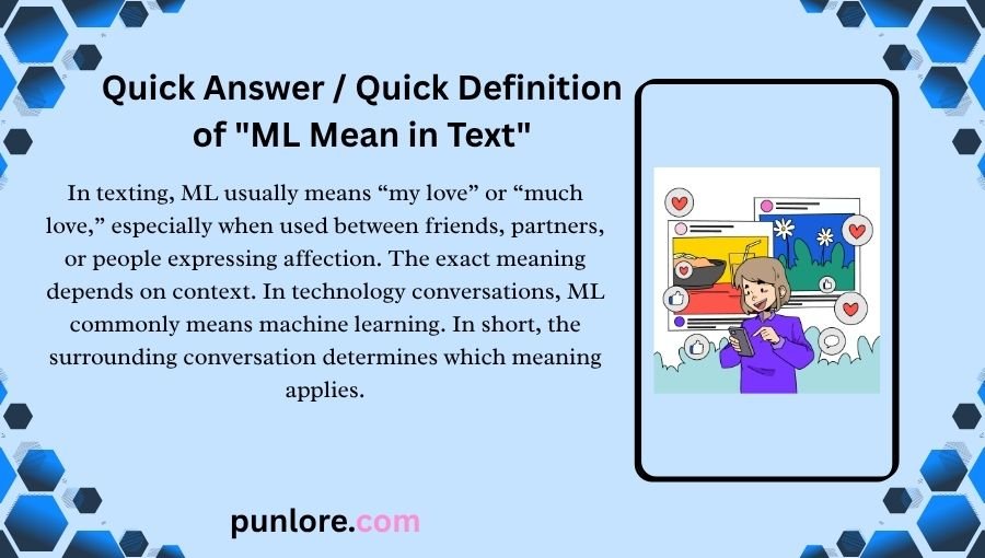 ML Mean in Text