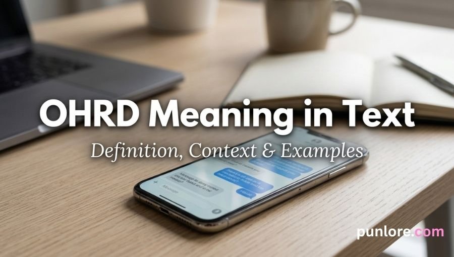 OHRD Meaning in Text