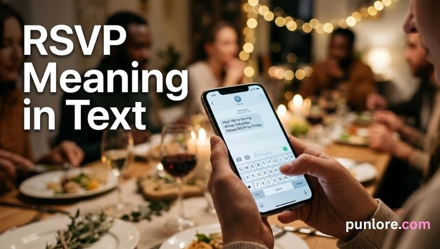 RSVP Meaning in Text