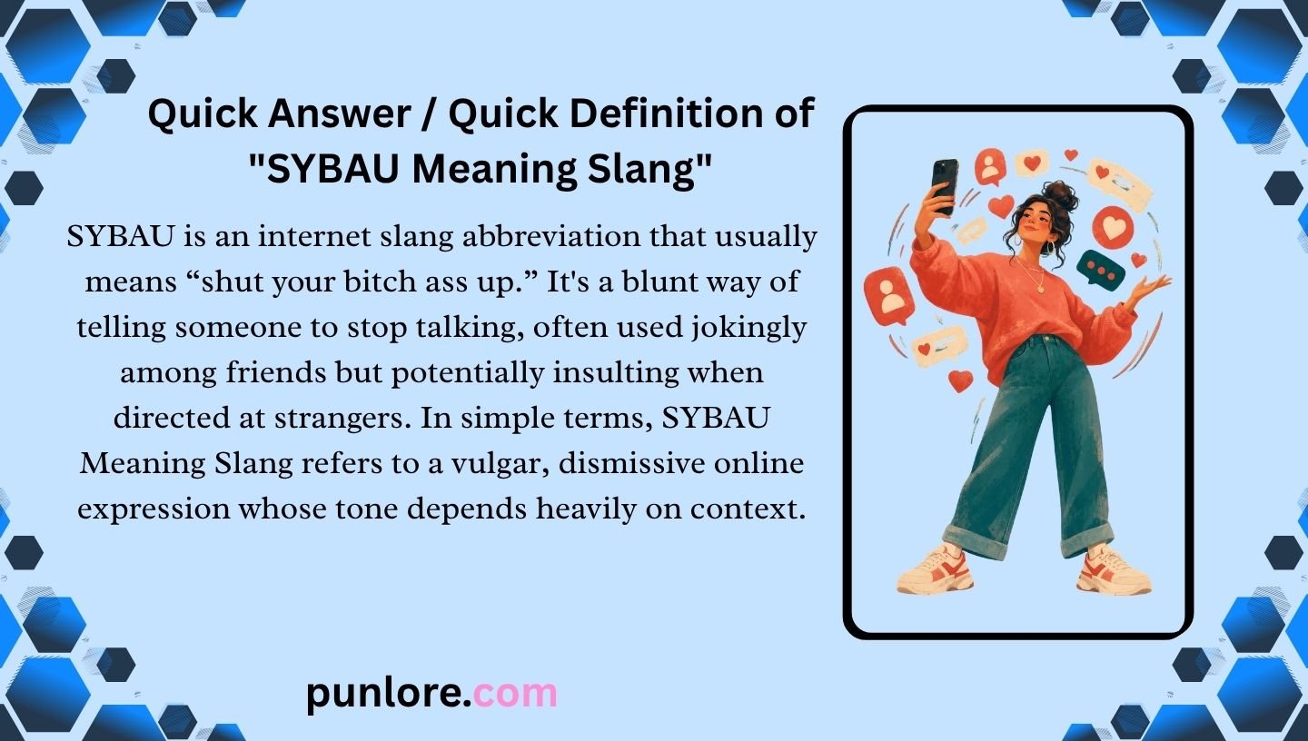 SYBAU Meaning Slang