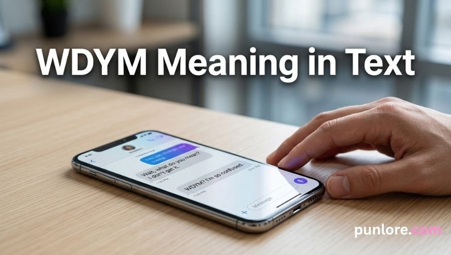 WDYM Meaning in Text