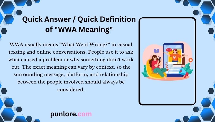 WWA Meaning