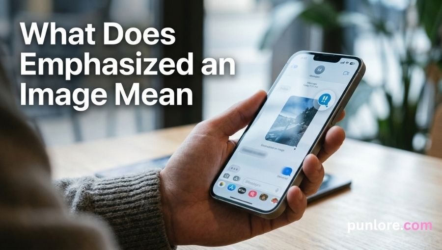 What Does Emphasized an Image Mean