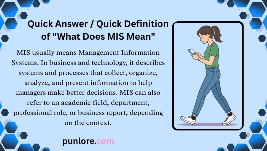 What Does MIS Mean