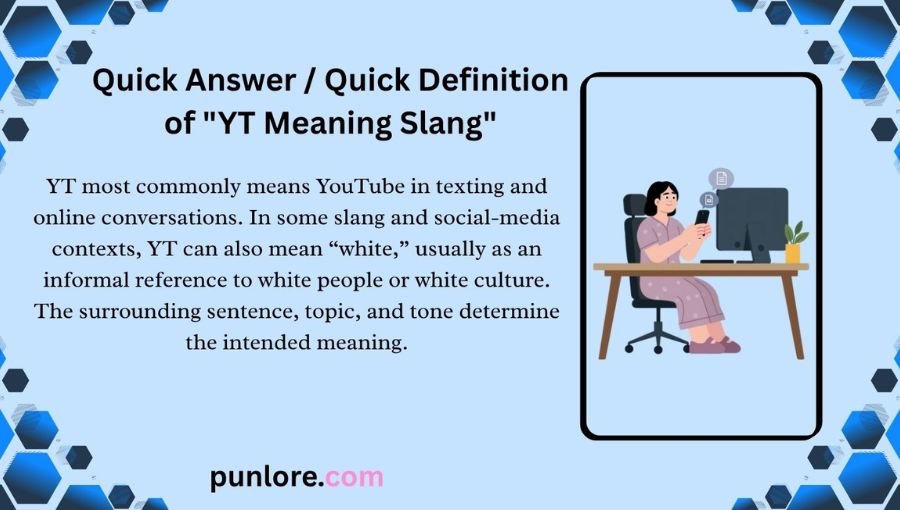 YT Meaning Slang
